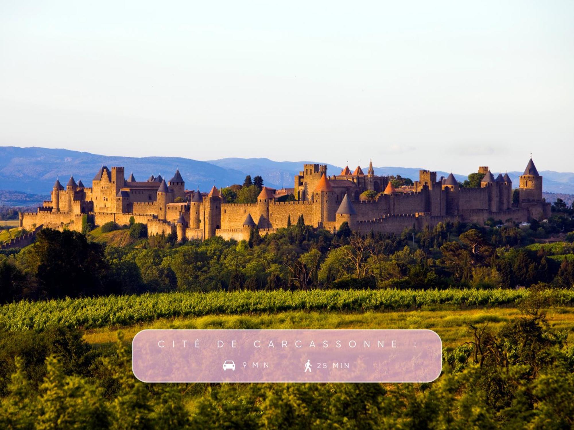 Le Mistral ~ Cite De Carcassonne ~ Hypercentre Daire Dış mekan fotoğraf